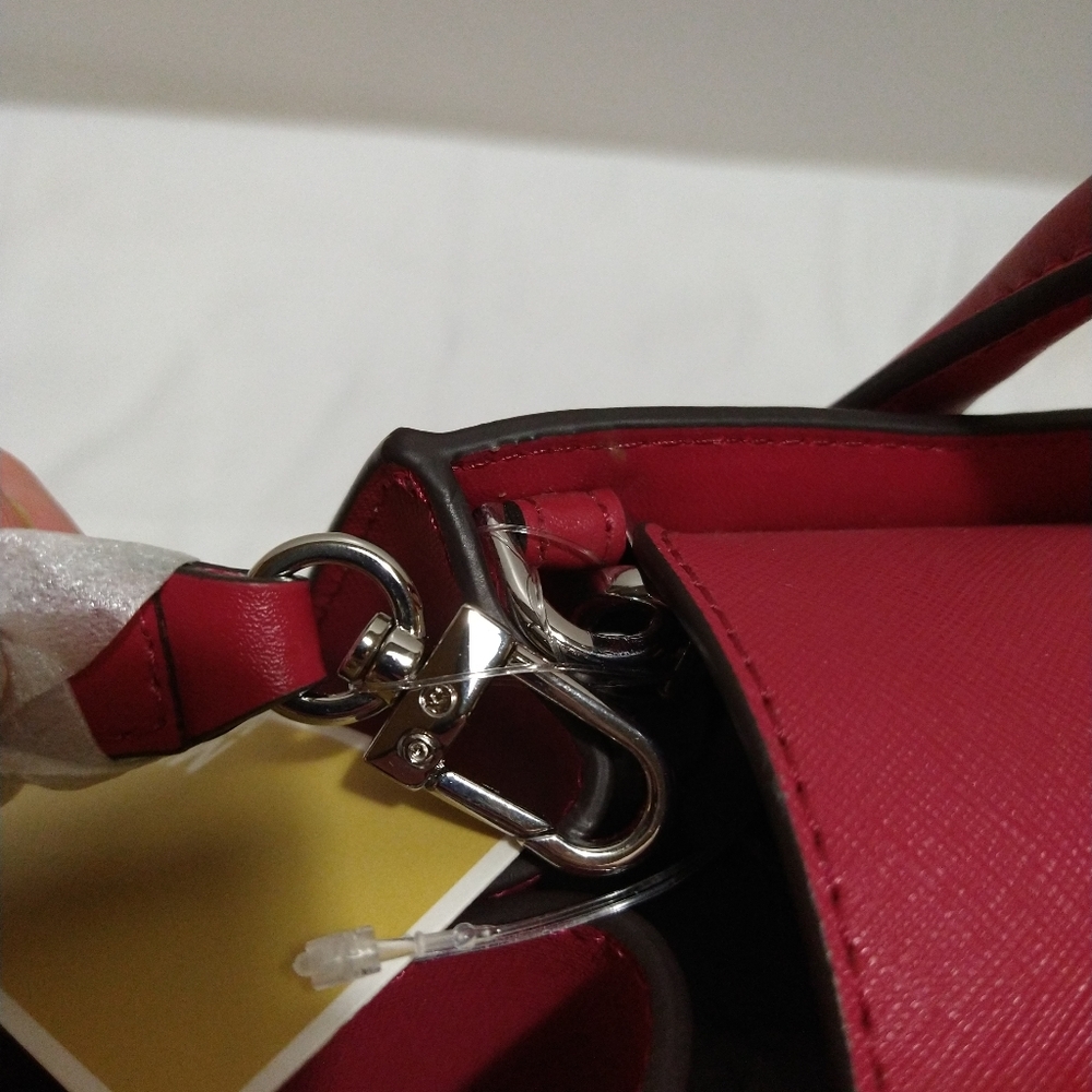 Sold**Michael Kors Carmen Leather Belted Satchel - Picture 3 of 12